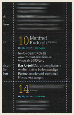 Deutschlands 25 beste Maßschneider